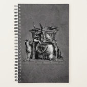 Odin ravens auf seinem Steinthron, der die Mytholo Planer (Vorderseite)