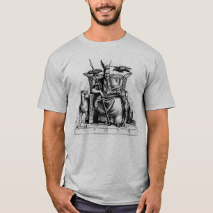 Odin ravens auf seinem Steinthron, der die Mytholo T-Shirt