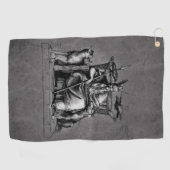 Odin ravens auf seiner golfhandtuch (Horizontal)