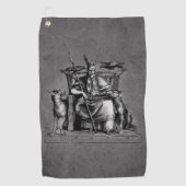 Odin ravens auf seiner golfhandtuch (Vorderseite)