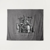 Odin ravens auf seiner wandteppich (Vorderseite (Horizontal))