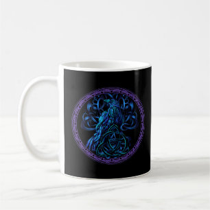 Odin Ravens Huginn und Muninn Vegvisir Viking Crow Kaffeetasse