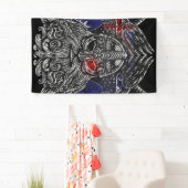 Odin ravens Schwerter Viking Mythology Australien Banner (Insitu)