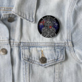 Odin ravens Schwerter Viking Mythology Australien Button (Beispiel)