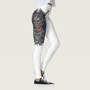 Odin ravens Schwerter Viking Mythology Australien Leggings