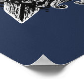 Odin ravens Schwerter Viking Mythology Australien  Poster (Ecke)