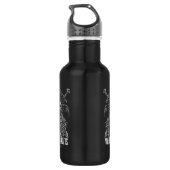 Odin ravens Viking Mythology Valhalla erwartet Edelstahlflasche (Rückseite)