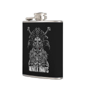 Odin ravens Viking Mythology Valhalla erwartet Flachmann (Links)