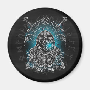 Odin ravens Viking Mythology Valhalla erwartet Magnet
