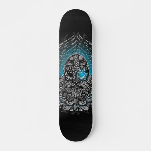 Odin ravens Viking Mythology Valhalla erwartet Skateboard (Vorne)