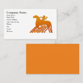 Odin Reiten auf Sleipnir Viking Mythologie Visitenkarte (Vorne/Hinten)