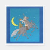 Odin Riding Sleipnir Norse Mythology Viking God Serviette (Vorderseite)