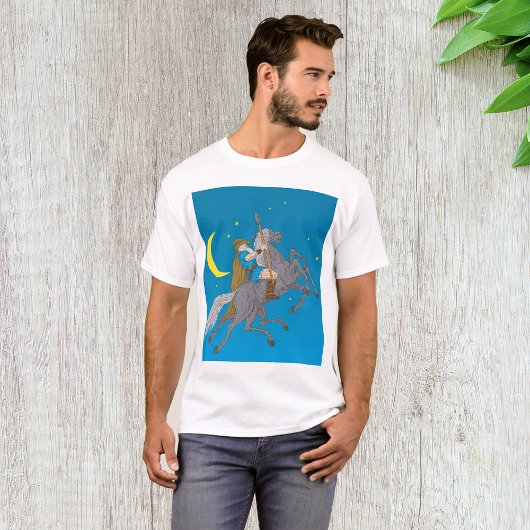 Odin Riding Sleipnir Norse Mythology Viking God T-Shirt
