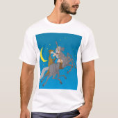 Odin Riding Sleipnir Norse Mythology Viking God T-Shirt (Vorderseite)
