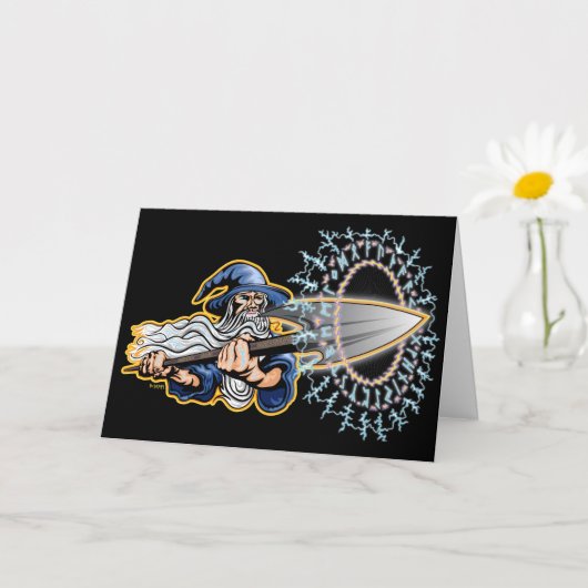Odin - Runeblast - Greeting Card Karte (Kleine Pflanze)
