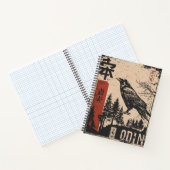 Odin und sein Raven | Ukiyo-e Print Notizblock (Innenseite)