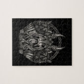 Odin und seine Wölfe Geri und Freki Puzzle (Horizontal)