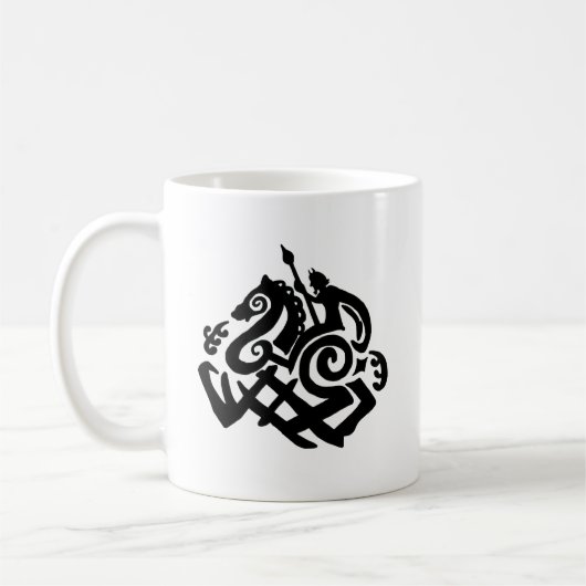 Odin und Sleipnir Kaffeetasse (Links)