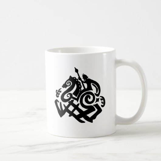 Odin und Sleipnir Kaffeetasse (Rechts)