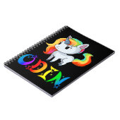 Odin Unicorn Notizblock (Linke Seite)