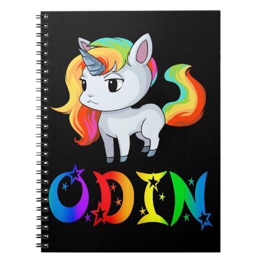 Odin Unicorn Notizblock (Vorderseite)