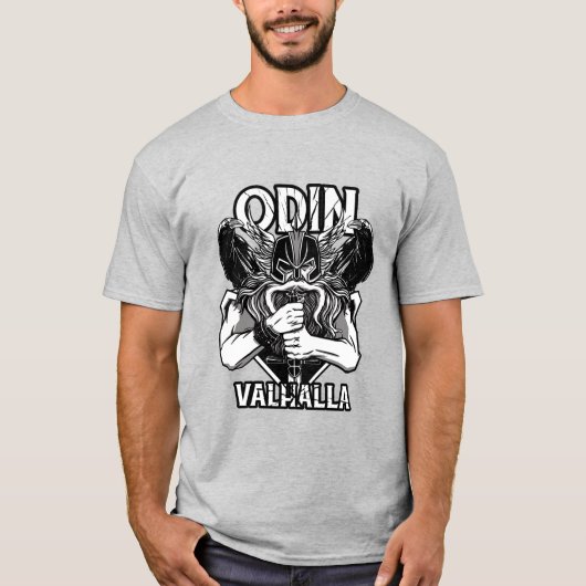 Odin Valhalla Viking T-Shirt (Vorderseite)