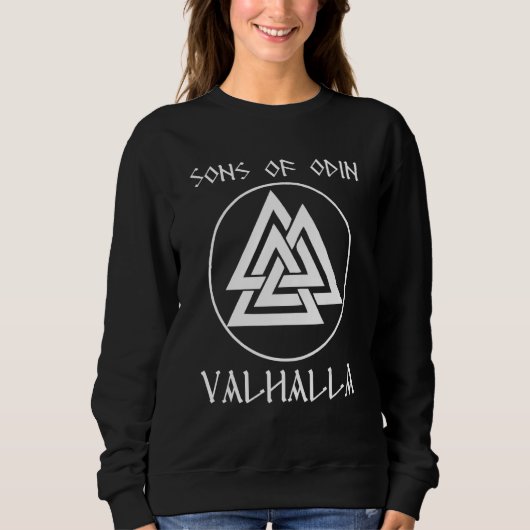 Odin Valhalla Walhalla Wotan Asgard Vikin Sweatshirt (Vorderseite)