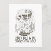 Odin, Vili und Ve Postkarte (Vorderseite)