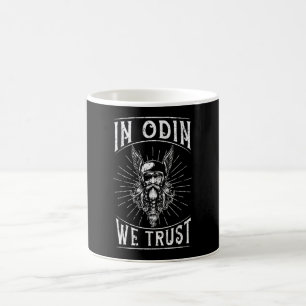Odin wir vertrauen kaffeetasse