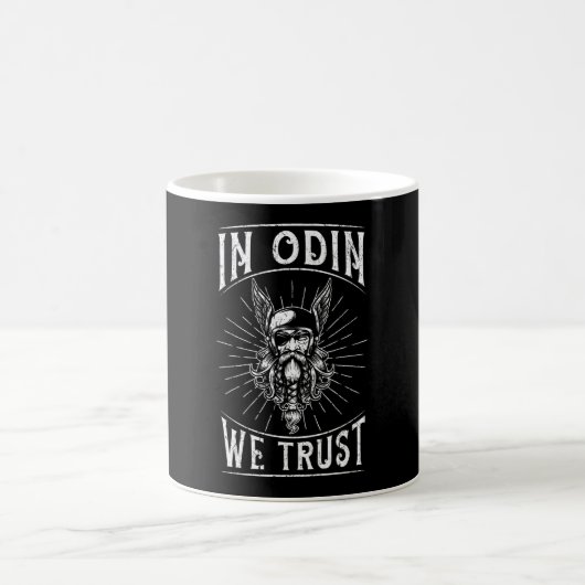 Odin wir vertrauen kaffeetasse (Mittel)