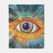 Odins Auge Fleecedecke (Vorderseite)
