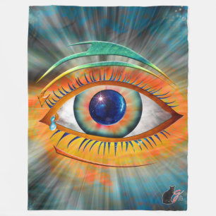 Odins Auge Fleecedecke