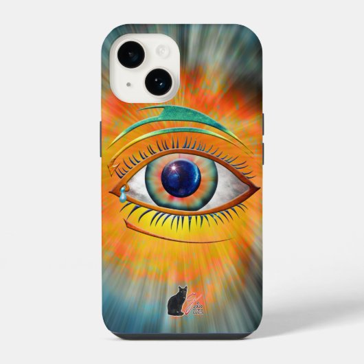 Odins Auge iPhone Hülle (Rückseite)
