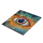 Odins Augen-Keramik Fliese (Seite)