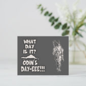 Odin's Day Postkarte (Stehend Vorderseite)