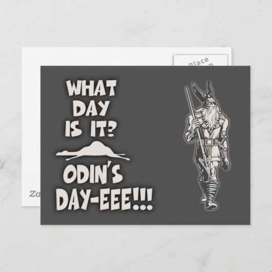 Odin's Day Postkarte (Vorne/Hinten)