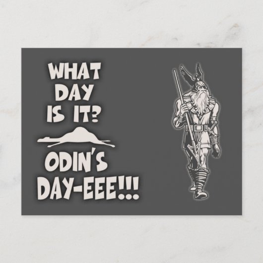Odin's Day Postkarte (Vorderseite)