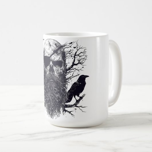 Odins Flüstern: Viking Spirit Invocation Kaffeetasse (VorderseiteRechts)