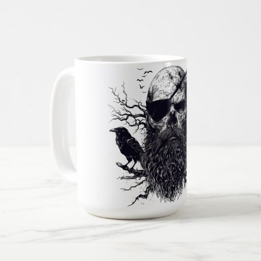 Odins Flüstern: Viking Spirit Invocation Kaffeetasse (Vorderseite Links)