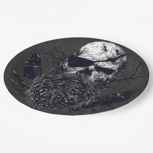 Odins Flüstern: Viking Spirit Invocation Pappteller (Schrägansicht)