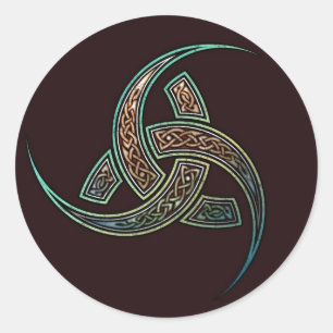 Odins Horn-Aufkleber Runder Aufkleber