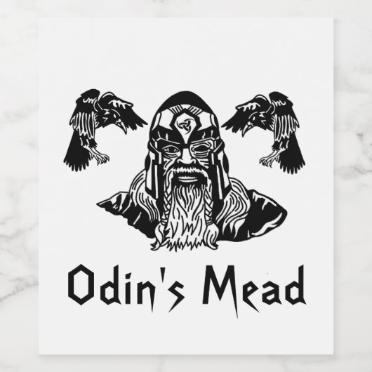 Odin's Mead Weinetikett (Einzelnes Label)