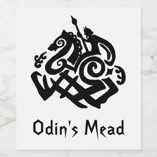 Odin's Mead Weinetikett (Einzelnes Label)