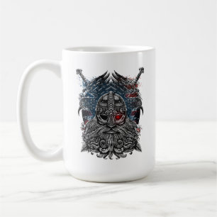 Odins Raben und Schwerter Wikinger-Mythologie USA- Kaffeetasse