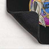 Odin's Raven Astral Design Sticker Mousepad (Ecke)