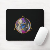 Odin's Raven Astral Design Sticker Mousepad (Mit Mouse)