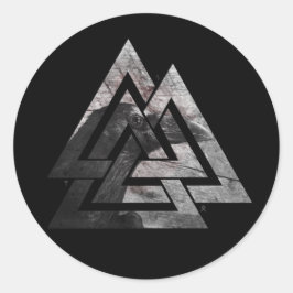 Odin's Raven Runder Aufkleber