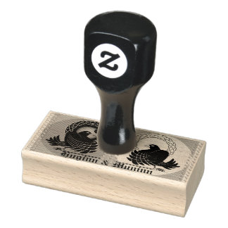 Odin's Ravens Huginn und Muninn Gummistempel