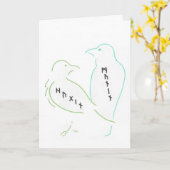 Odin's Ravens Karte (Gelbe Blume)