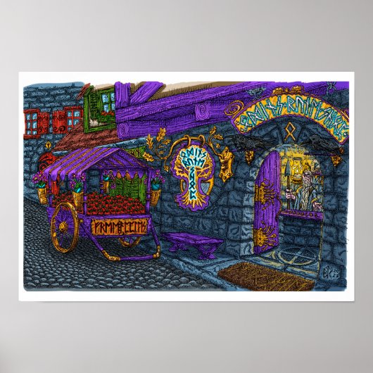 Odin's Rune Shop - Poster (Vorne)
